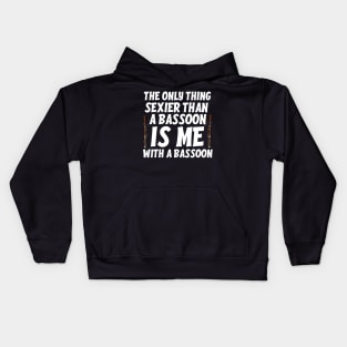 Bassoon Player Kids Hoodie